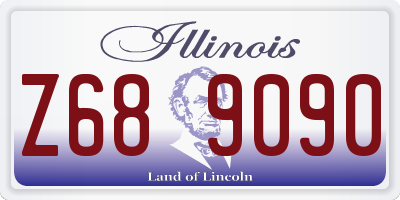 IL license plate Z689090