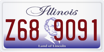 IL license plate Z689091