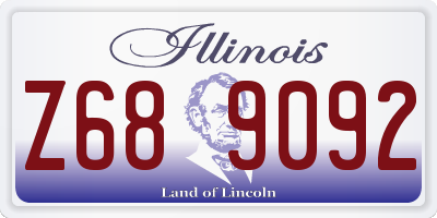 IL license plate Z689092