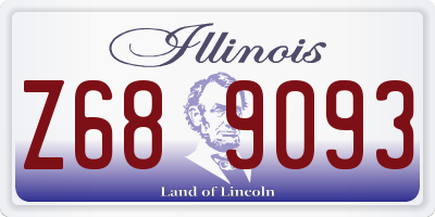 IL license plate Z689093