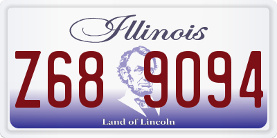 IL license plate Z689094