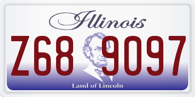 IL license plate Z689097