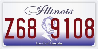 IL license plate Z689108