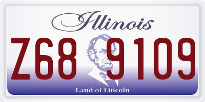 IL license plate Z689109