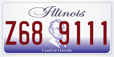 IL license plate Z689111