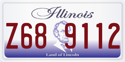 IL license plate Z689112
