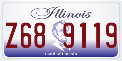 IL license plate Z689119