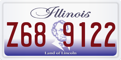 IL license plate Z689122