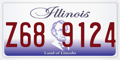 IL license plate Z689124
