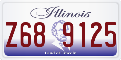 IL license plate Z689125