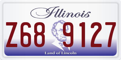 IL license plate Z689127