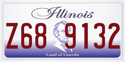IL license plate Z689132