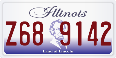 IL license plate Z689142