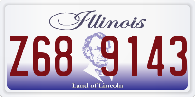 IL license plate Z689143