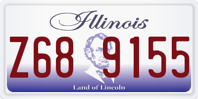 IL license plate Z689155