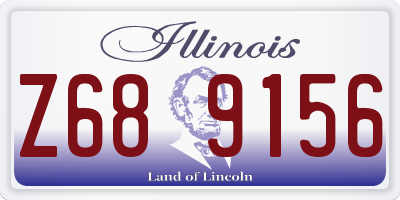 IL license plate Z689156