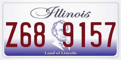 IL license plate Z689157