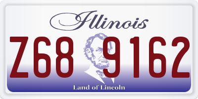 IL license plate Z689162
