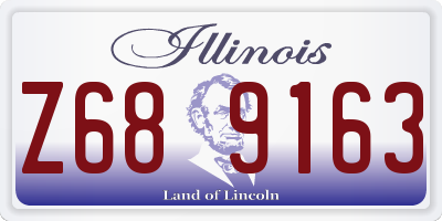 IL license plate Z689163