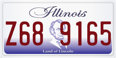 IL license plate Z689165