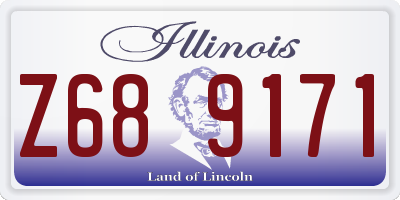 IL license plate Z689171