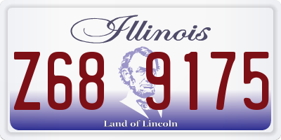 IL license plate Z689175