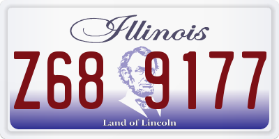 IL license plate Z689177