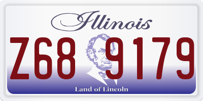 IL license plate Z689179