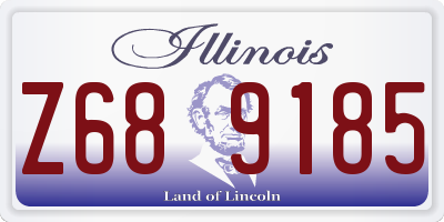 IL license plate Z689185