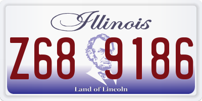 IL license plate Z689186