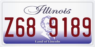 IL license plate Z689189