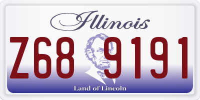 IL license plate Z689191