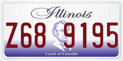 IL license plate Z689195