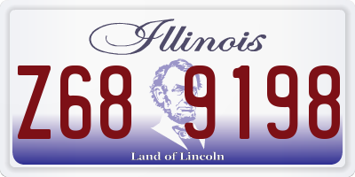 IL license plate Z689198