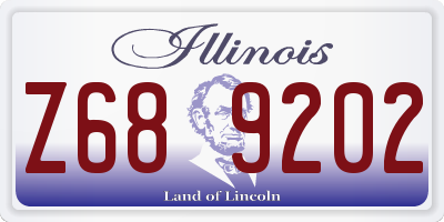 IL license plate Z689202