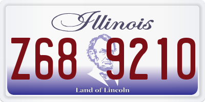IL license plate Z689210