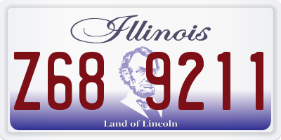 IL license plate Z689211