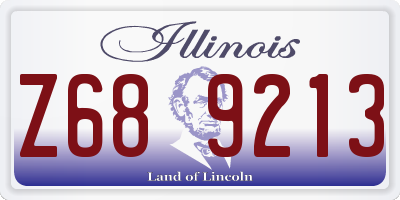 IL license plate Z689213