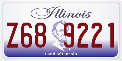 IL license plate Z689221