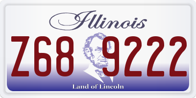 IL license plate Z689222