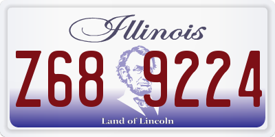 IL license plate Z689224