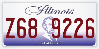 IL license plate Z689226