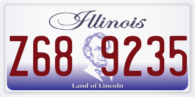 IL license plate Z689235