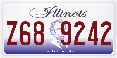 IL license plate Z689242