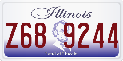 IL license plate Z689244