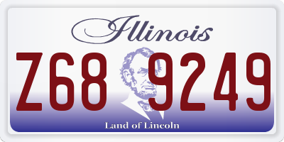 IL license plate Z689249