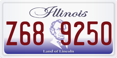 IL license plate Z689250