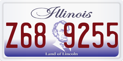 IL license plate Z689255