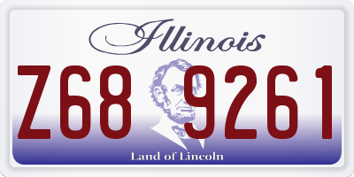 IL license plate Z689261