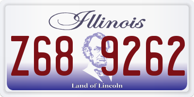 IL license plate Z689262
